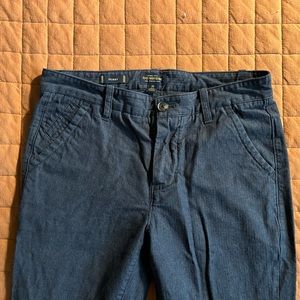 CPO - 30 - Skinny/ Slim fit grey chinos with harringbone pattern